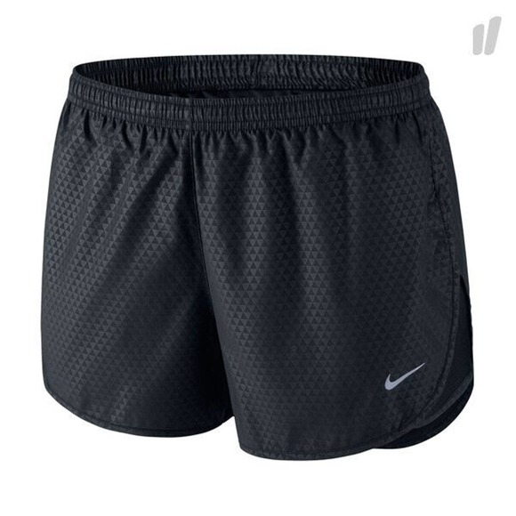 Nike Pants - A5 NWOT NIKE Modern Embossed Tempo Dri-Fit Shorts Black 588614-010 Size XS